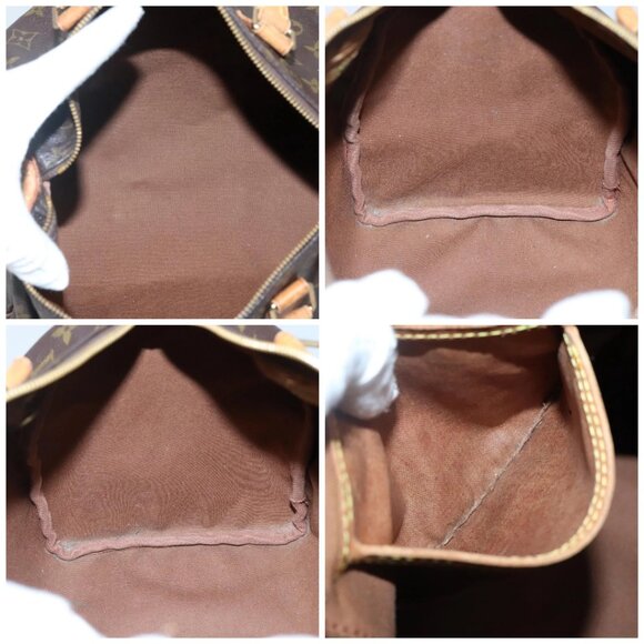 LOUIS VUITTON Monogram Speedy 30 Hand Bag M41526 LV Auth 138685 - Picture 15 of 16